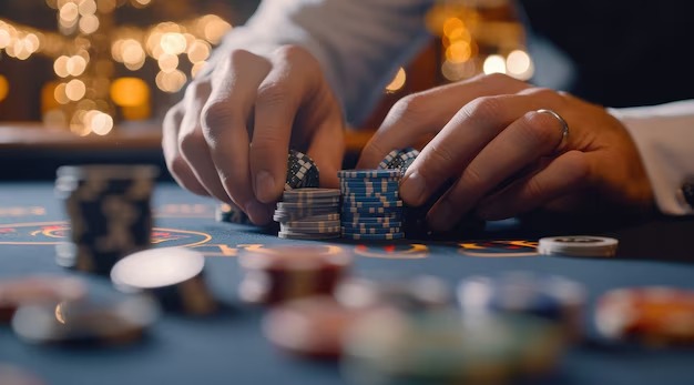 laga303 live-dealer blackjack table on mobile screen